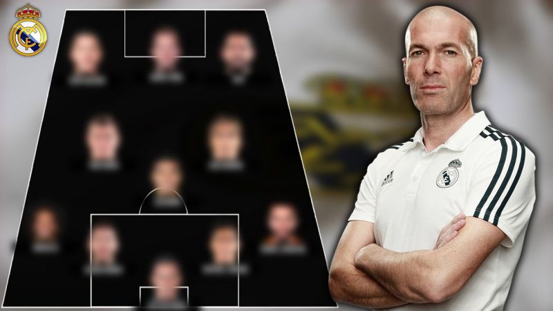 Real Madrid under Zidane: Real Madrid Potential Lineup under Zinedine Zidane Next Season!