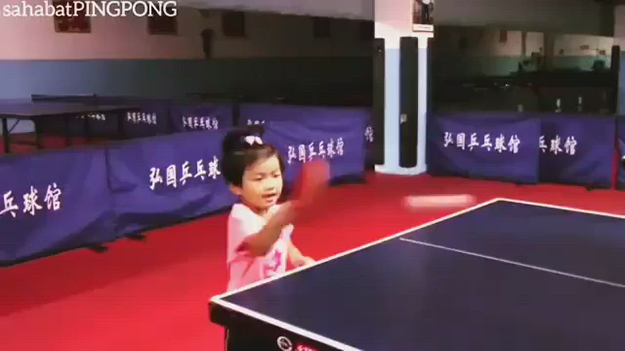 4 Year Old Table Tennis Wizard