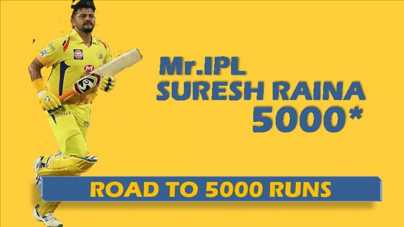 IPL 2019 : Suresh Raina becomes the first player to the milestone of 5000 runs in the IPL | Raina's road to 5k runs