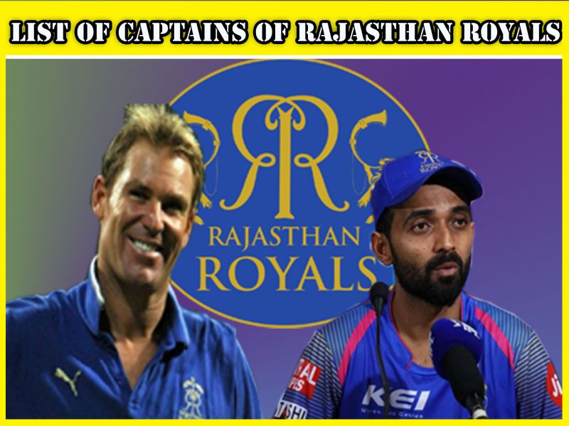 IPL : List of players who have captained Rajasthan Royals in the 11 IPL Seasons so far