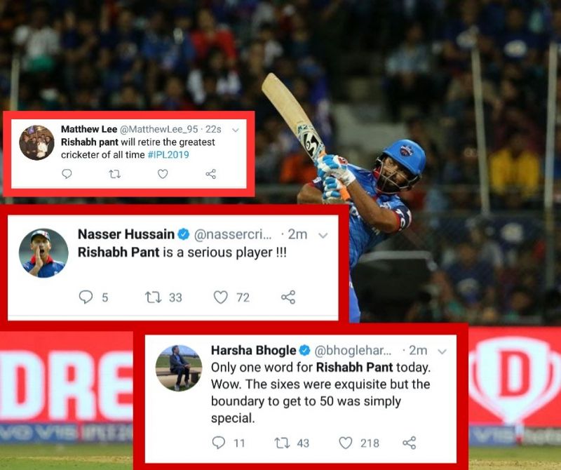 IPL 2019 - MI vs DC, Twitter goes berserk after Pant thrashes Mumbai Indians