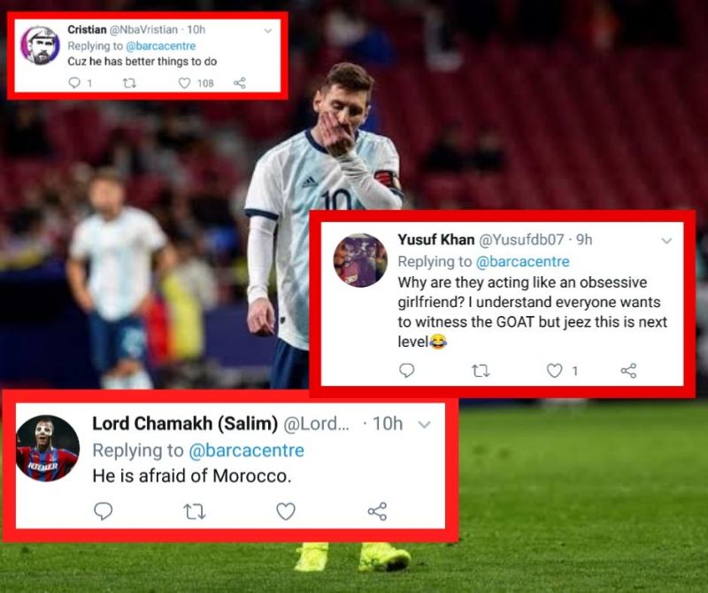 Lionel Messi news -Twitterati provide Morocco an explanation why he will miss the friendly