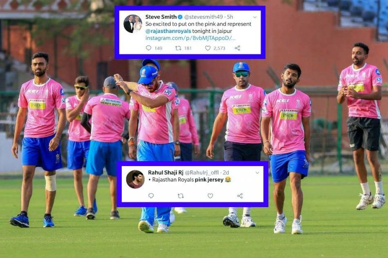 rajasthan royals pink jersey