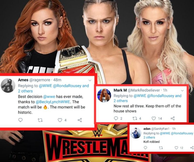WWE Universe reacts to WWE's historical WrestleMania main event announcement