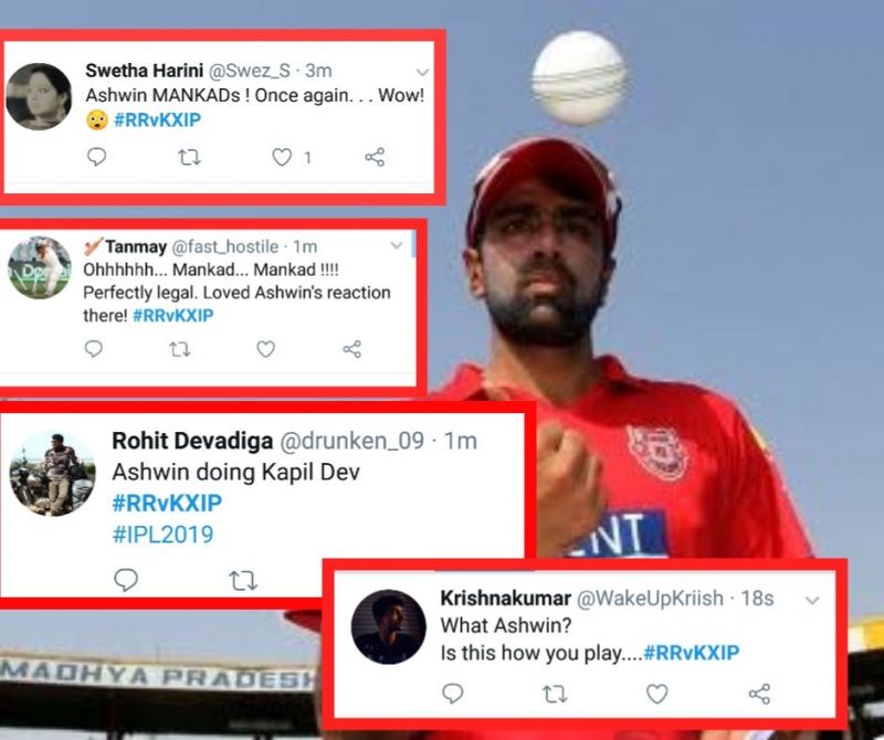 Ipl Rr Vs Kxip Twitter Goes Crazy After R Ashwin Mankads Jos Buttler