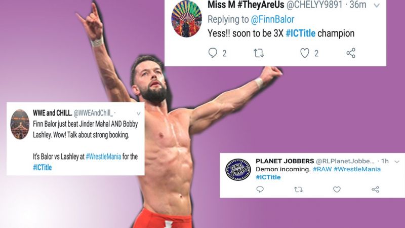 Twitter reacts as Finn Balor earned opportunity to IC title match at WrestleMania