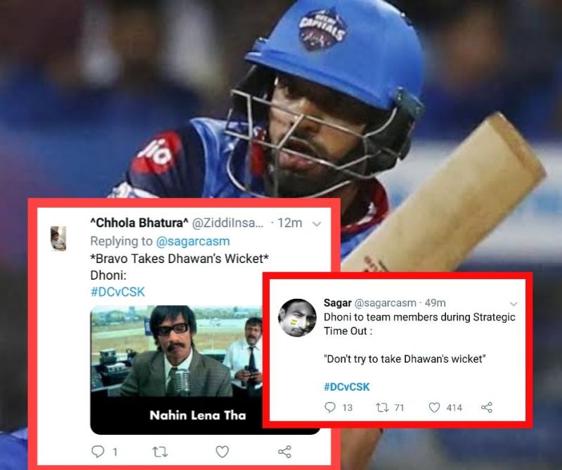 IPL 2019 - Twitterati roast Shikhar Dhawan, SRH fans thank Tom Moody for trading him to DC | DC Vs CSK | #DCvCSK
