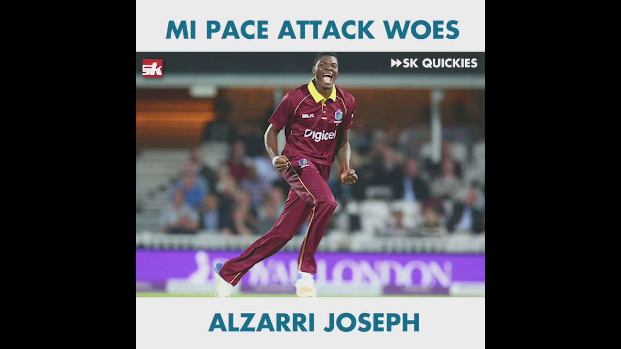 Alzarri Joseph replaces Adam Milne | SK Quickies | Mumbai Indians