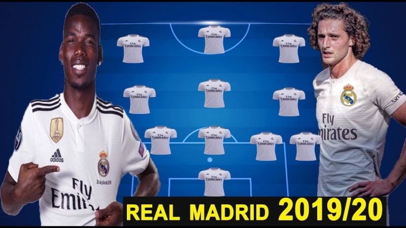 La Liga: Real Madrid Possible Starting Lineup With Adrien Rabiot & Paul Pogba