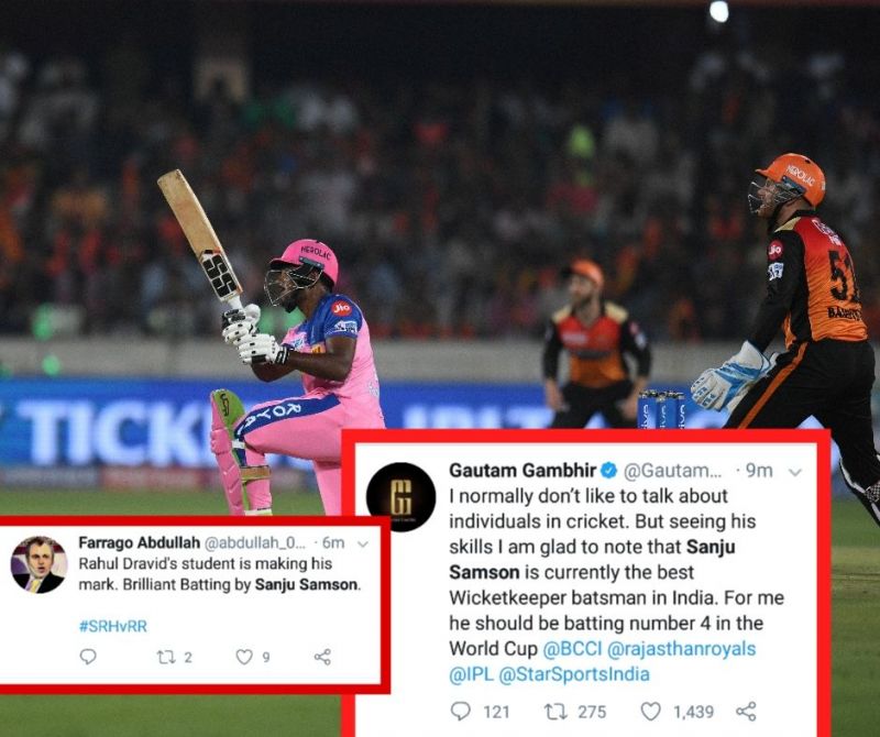 VIDEO: IPL 2019 - Twitter salutes Sanju Samson for his century, wants him in the World Cup squad | SRH v RR | #SRHvRR