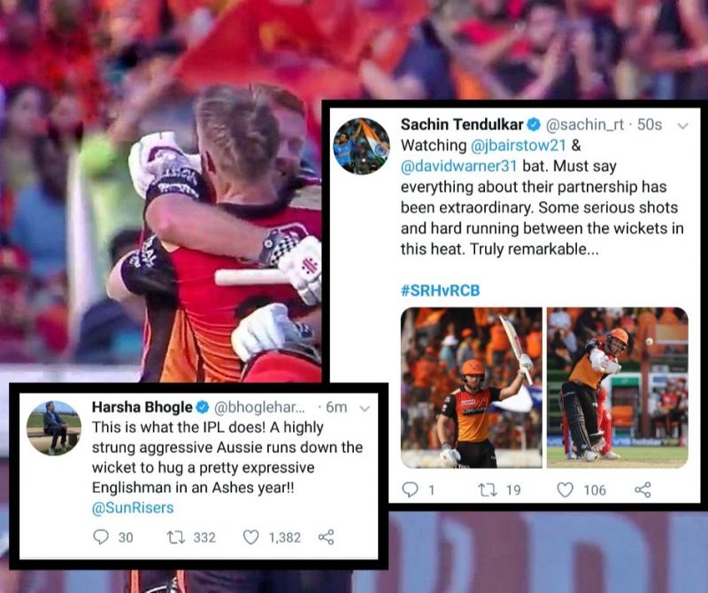 WATCH VIDEO: IPL 2019- Twitter goes berserk as Warner and Bairstow decimate RCB | SRH vs RCB