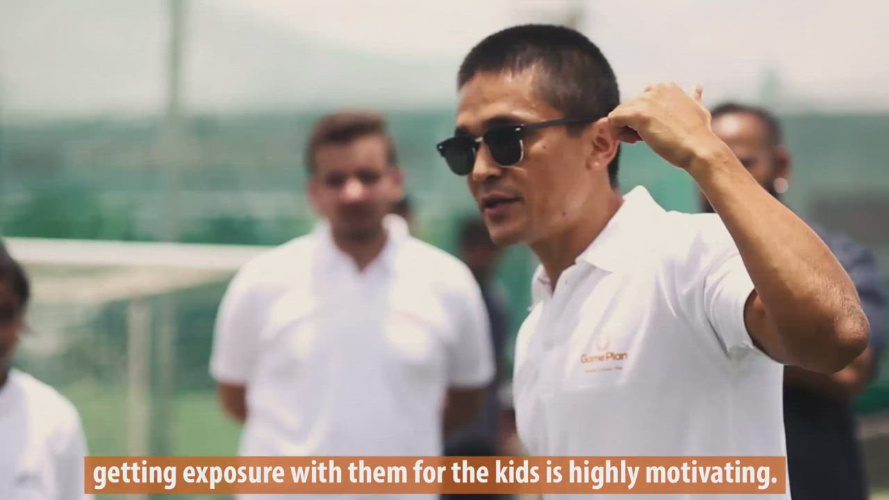 Sunil Chhetri brings you GamePlan, an initiatives for young footballers