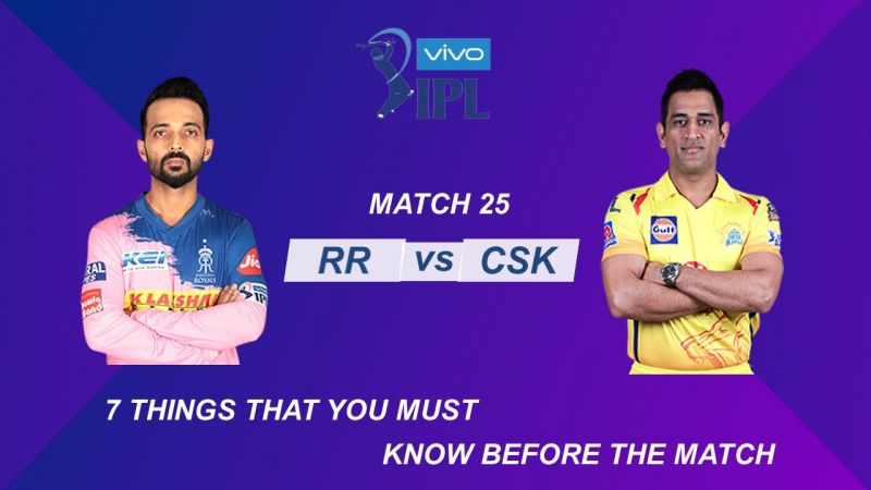 IPL Stats highlights, RR vs CSK Stats at Sawai Mansingh Stadium: 7 Things that you must know before the match | Match 25 Preview
