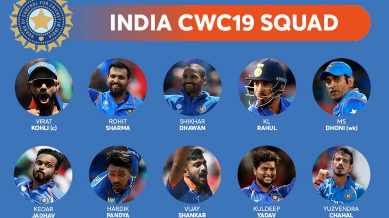 ICC Cricket World Cup 2019: India Announced there 15 Players Squad, Dinesh Karthik In, Rishabh Pant Left Out