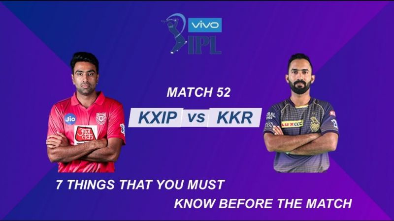 IPL Stats highlights, KXIP vs KKR Stats at PCA Stadium, MOHALI: 7 Things that you must know before the match | Match 52 Preview | Punjab vs Kolkata