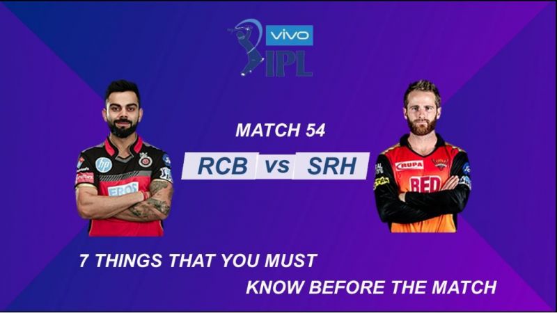 IPL Stats highlights, RCB vs SRH Stats at M. Chinnaswamy Stadium: 7 Things that you must know before the match | Match 54 Preview | Bangalore vs Hyderabad