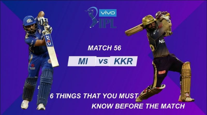 IPL Stats highlights, MI vs KKR Stats at Wankhede Stadium: 6 Things that you must know before the match | Match 56 Preview