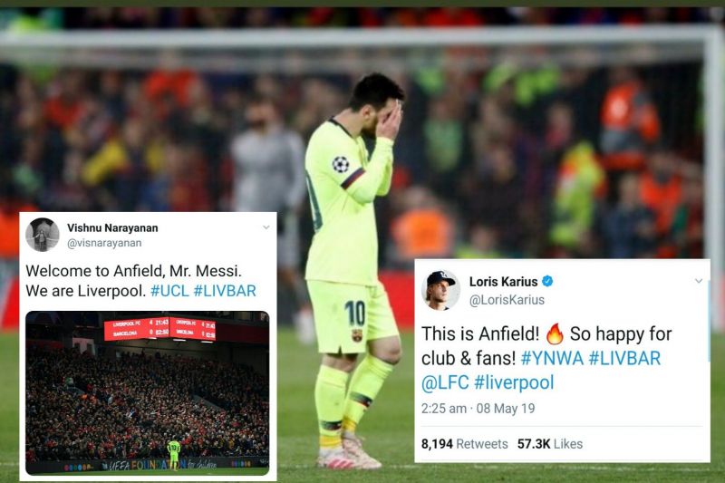 WATCH VIDEO: Twitter is in awe of Liverpool and their incredible comeback in the Champions League Semifinal
