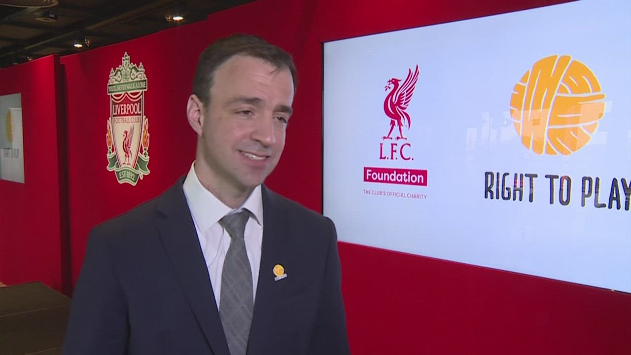 Liverpool announce partnership with Right to Play charity foundation