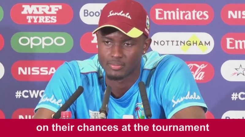 Cricket World Cup 2019: Jason Holder looks ahead to meeting Pakistan in the second game of the World Cup
