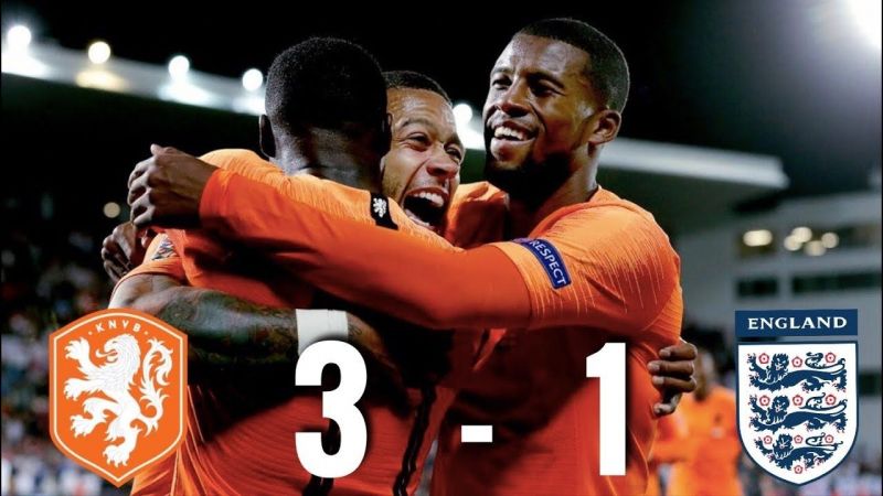 Netherlands Vs England [3-1], Nations League Semi-Final 2019 - Frenkie De Jong Masterclass