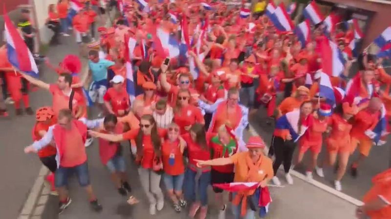 Women's World Cup 2019: Netherlands fans march en masse to round of 16 tie with Japan