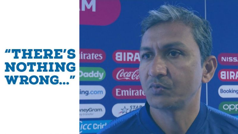 World Cup 2019: "I didn't find anything wrong in MS's innings" - Sanjay Bangar