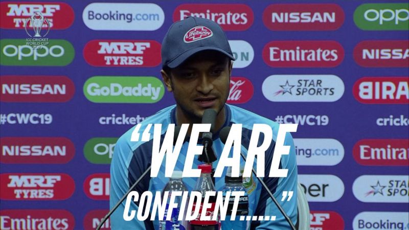 World Cup 2019: "We will do our best against India" - Shakib Al Hasan