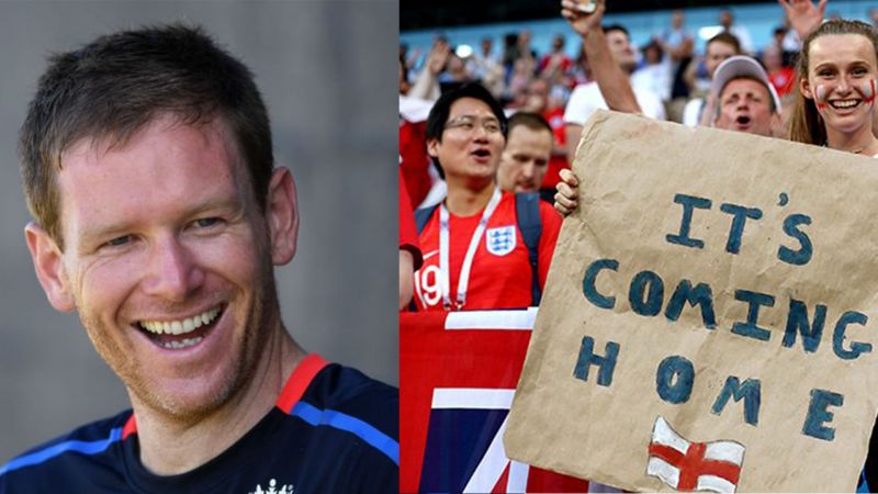 World Cup 2019: "I wouldn't get too carried away yet." - Morgan responds to 'It's coming home' comments