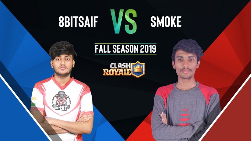 ESL India: Smoke makes it 3 out of 3 as he defeats 8bitSaif in Masters League Clash Royale Fall Season 2019