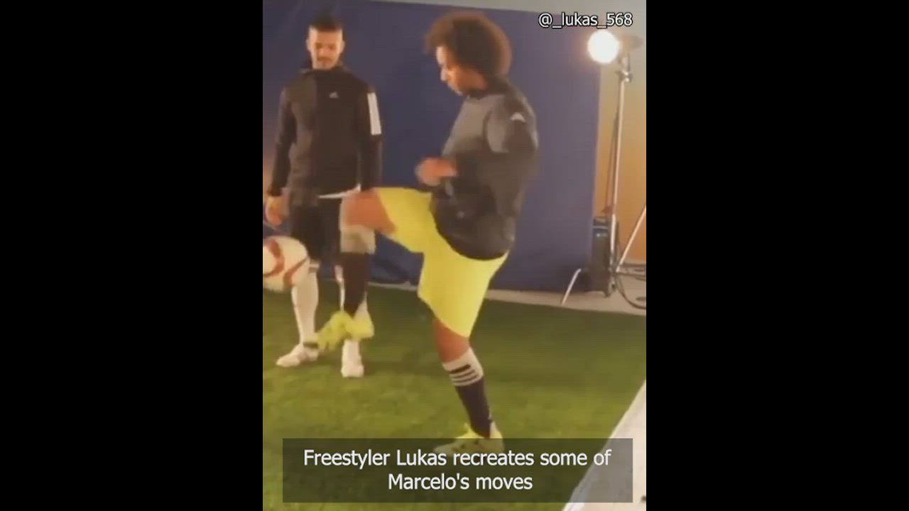 Football Skills: Freestyler Lukas recreates Marcelo's moves