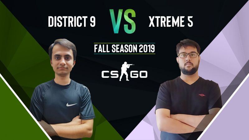 ESL India: District 9 Overcomes Xtreme 5 in CS:GO Masters League 2019