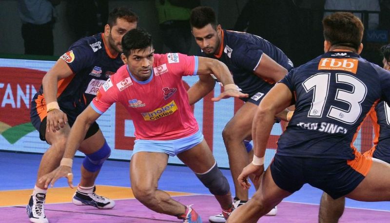 Deepak Niwas Hooda Pro Kabbadi League Season 6 Performance (Raid Points Against Team)