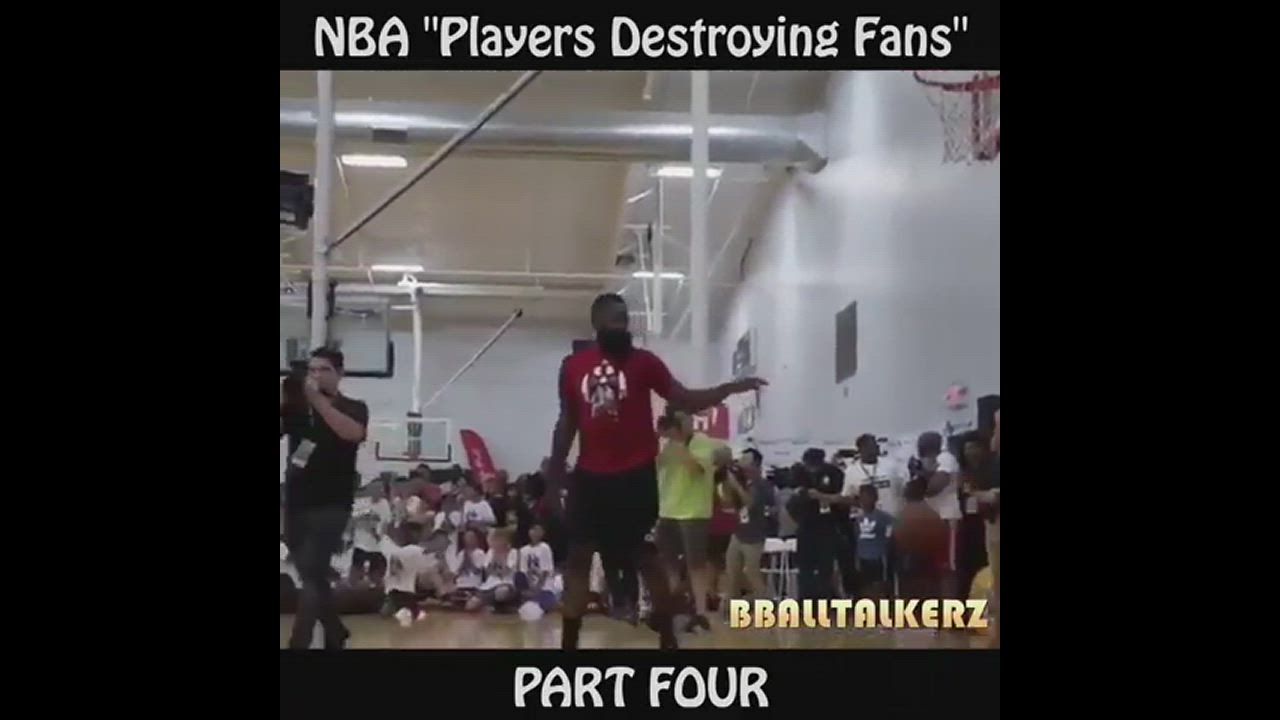 NBA Players destroying fans