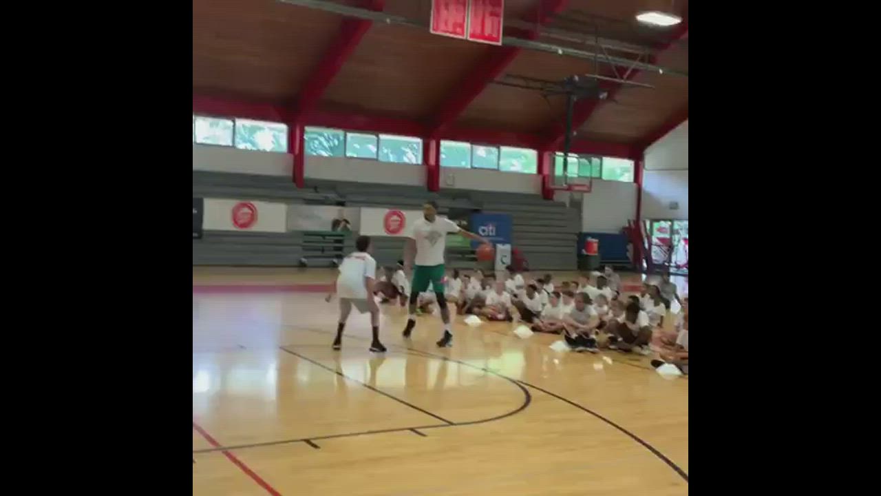 Jayson Tatum: Breaking ankles at his hometown ProCamp.