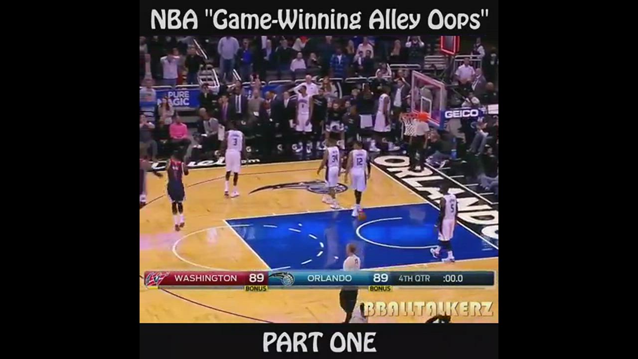 Best of NBA: Game winning alley oops