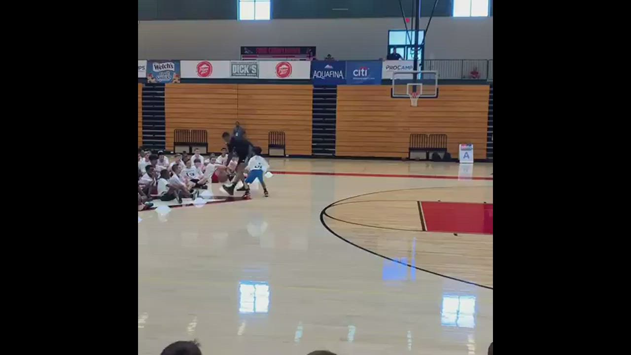 John Collins: Showing off his handles at his inaugural ProCamp