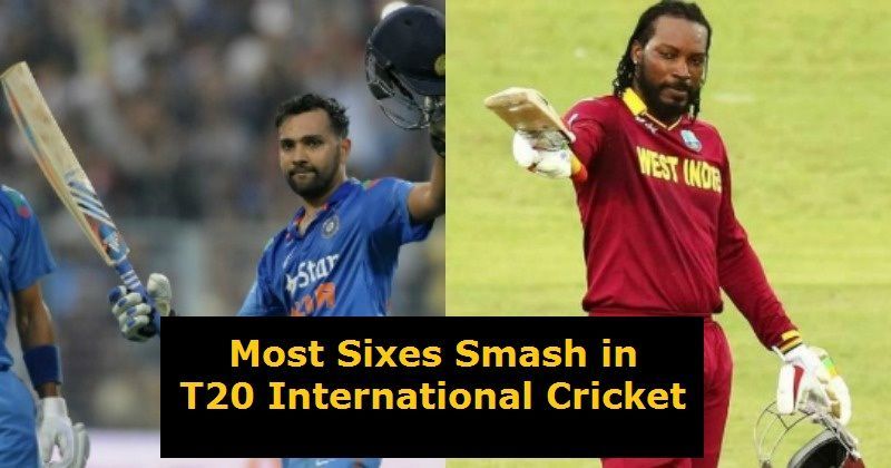 Top 15 Players Ranked By Most Sixes Smash In T20 International Cricket