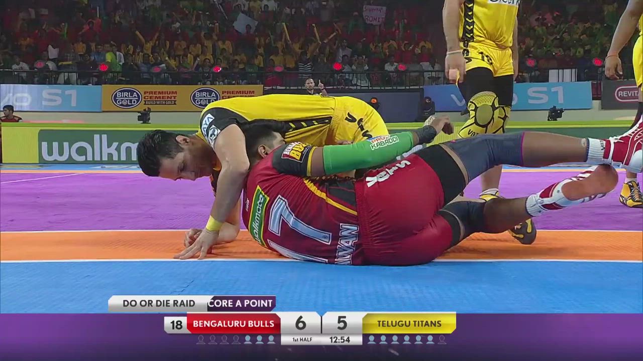 Pro Kabaddi Highlights 2019 : Telugu Titans vs Bengaluru Bulls | 8th August
