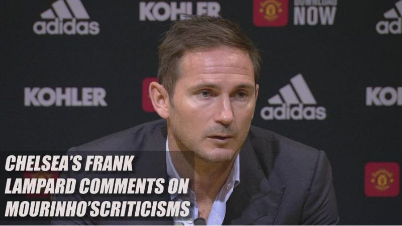 Premier League: Chelsea's Frank Lampard comments on Mourinho's criticisms