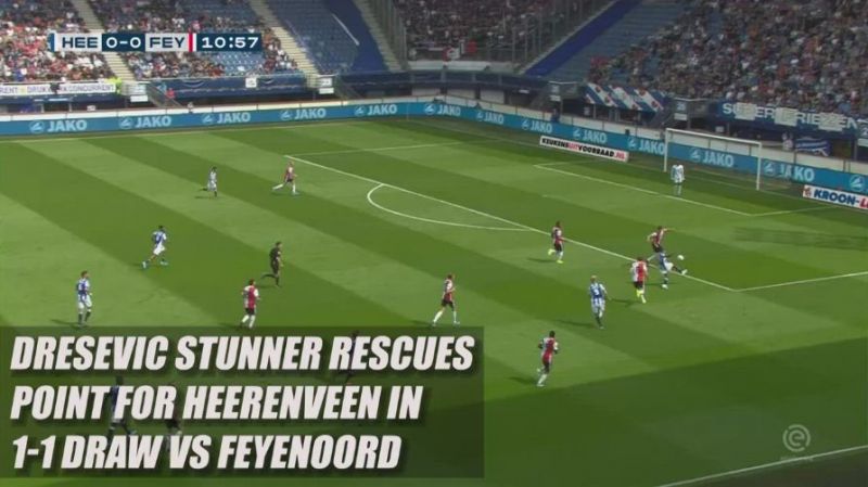 Feyenoord 1-1 Heerenveen: Highlights - Dresevic stunner - Eredivise - 11th August 2019