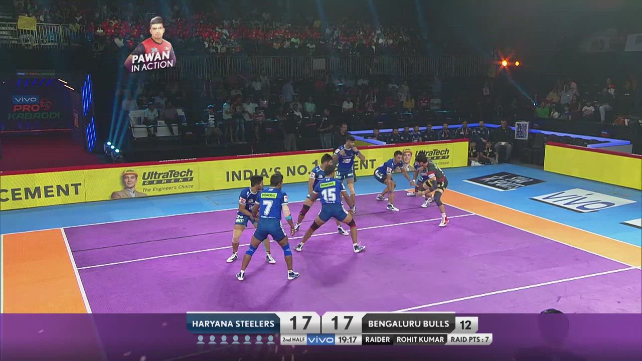 Pro Kabaddi Highlights 2019 : Haryana Steelers vs Bengaluru Bulls | 11th August