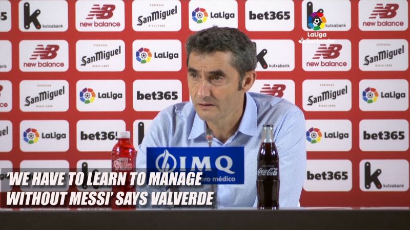 Barcelona News: ’We have to learn to manage without Messi, says Barcelona coach Valverde