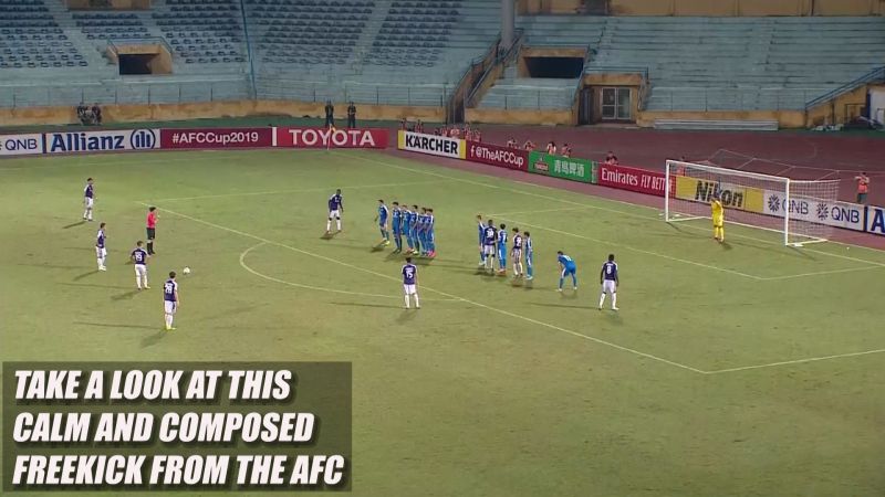 AFC Cup: Take a look at this calm and composed freekick