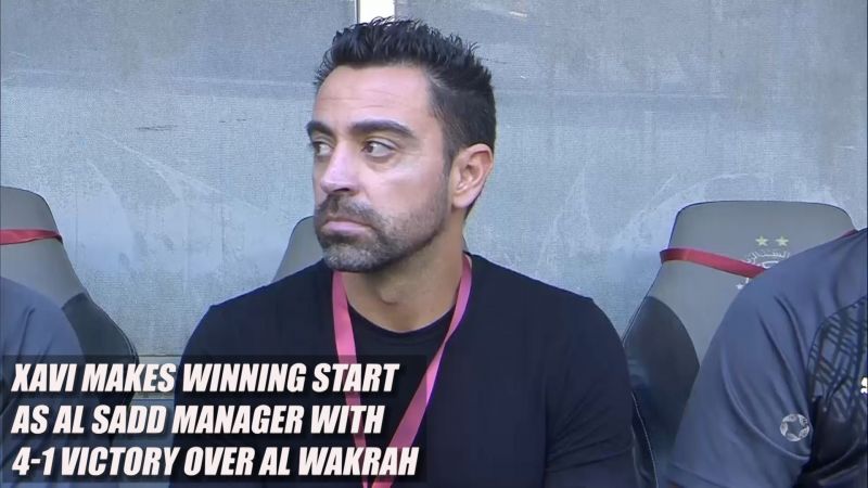 Xavi makes winning start as Al Sadd manager with 4-1 victory over Al Wakrah
