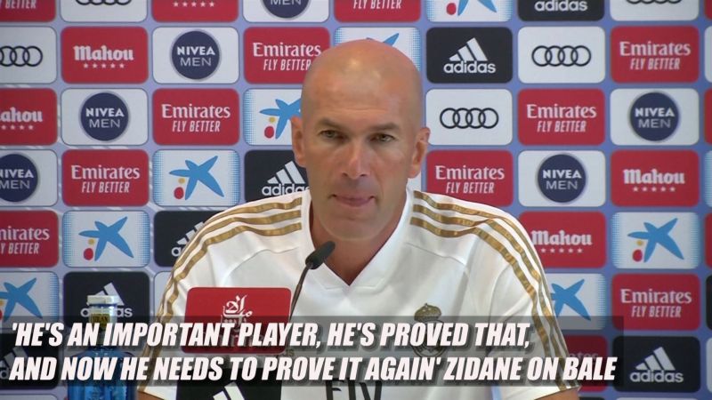 Real Madrid News: 'He's an important player, he's proved that, and now he needs to prove it again' Zidane on Bale