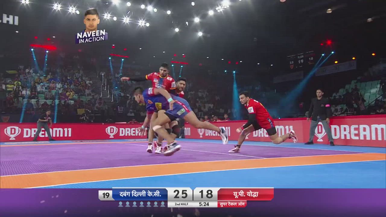प्रो कबड्डी 2019, मैच 59 हाइलाइट्स, 25 अगस्त 2019: दबंग दिल्ली ने यूपी योद्धा को 36-27 से हराया