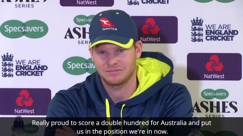 Ashes 2019: "Proud to score a double hundred for Australia" - Steve Smith