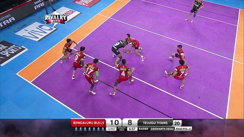 Pro Kabaddi Highlights 2019 : Bengaluru Buls VS Telugu Titans | 6th September