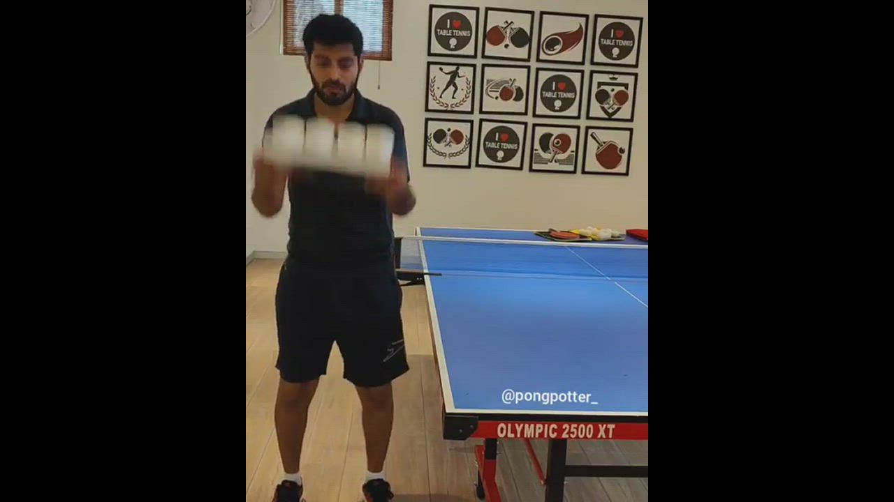 Table Tennis : Trick Shot with an added skill